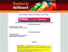 Tablet Screenshot of ads-thumbsup.com